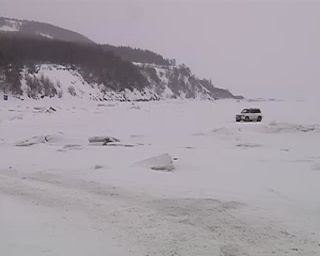 Выезд на лед запрещен в Магадане « автомагадан