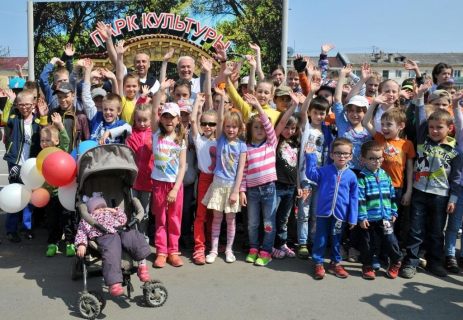 В Городском парке состоялось открытие автогородка в Магадане « автомагадан