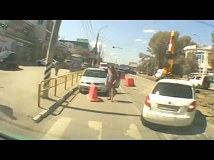 Очень упорные водители в Магадане « автомагадан