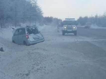 На 9-м километре ФАД «Колыма» произошло ДТП в Магадане « автомагадан